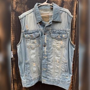 Jean Jacket Vest Men’s XL